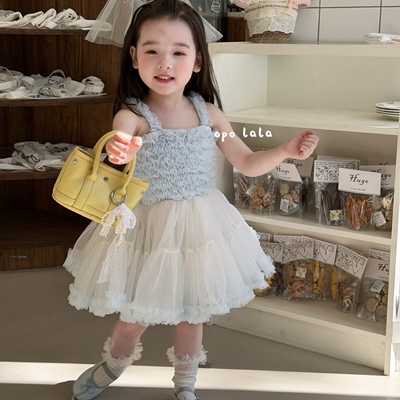 opolala·26夏季新款女童tutu吊带蛋糕公主裙78057