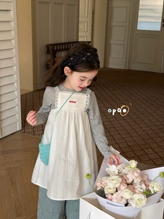 7096牛仔裤 女童贴布背心裙公主裙5002打底衫 6067 新款 opao～26春装