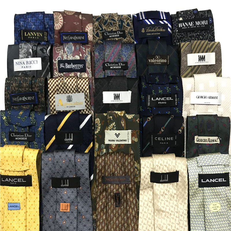 中古领带vintage古着孤品奢侈大牌印花条纹巴洛克手打真丝配饰G40,服饰配件/皮带/帽子/围巾,领带,淘宝优惠券,粉丝福利购,淘宝优惠卷