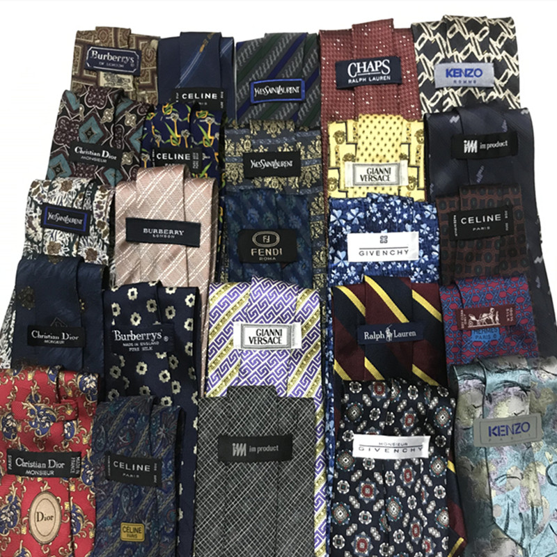 vintage古着孤品中古奢侈休闲复古油画印提花刺绣手打真丝领带G5,服饰配件/皮带/帽子/围巾,领带,淘宝优惠券,粉丝福利购,淘宝优惠卷