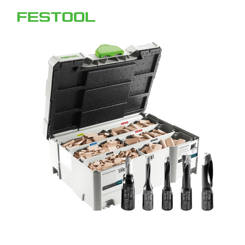 FESTOOL费斯托DF500与DF700木榫连接套装木梢家具连接件木塞木栓