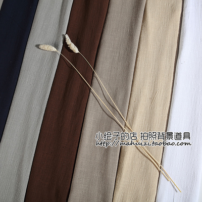 复古文艺棉麻布淘宝摄影棚拍摄