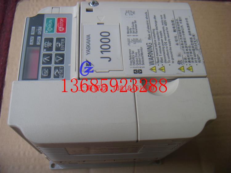 CIMR-JB4A0005BBA 安川J1000变频器1.5KW，380V包好成色议价