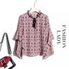 2019 new pattern Ladies Chiffon shirt 1063