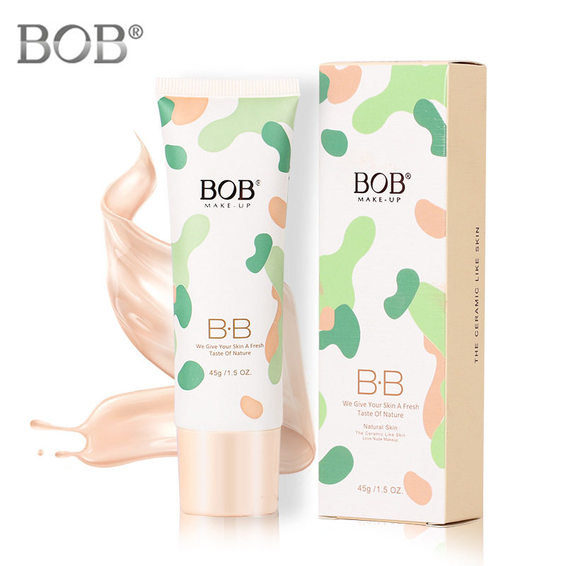 正品 BOB迷彩秀丝润耀肌BB霜 持久保湿遮瑕膏控油素颜霜粉底液