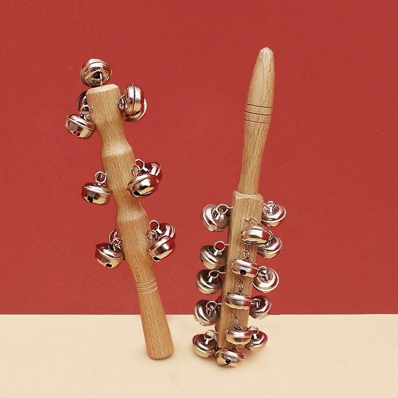 幼儿园奥尔夫打击乐器13铃棒铃21铃摇铃木制音乐感知协调早教教具,玩具/童车/益智/积木/模型,摇铃,淘宝优惠券,粉丝福利购,淘宝优惠卷
