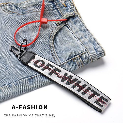 offwhite欧美潮牌卡片相机钥匙扣