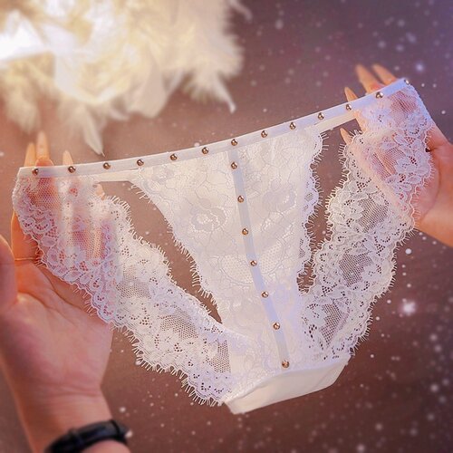 2025新款性感睫毛蕾丝内裤女