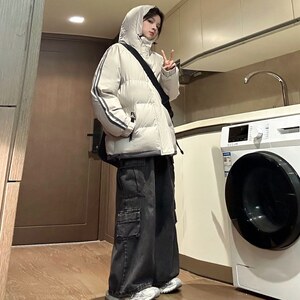三防面料  棉衣男士外套冬季加绒加厚款棉袄子羽绒棉服M5811-P70图片