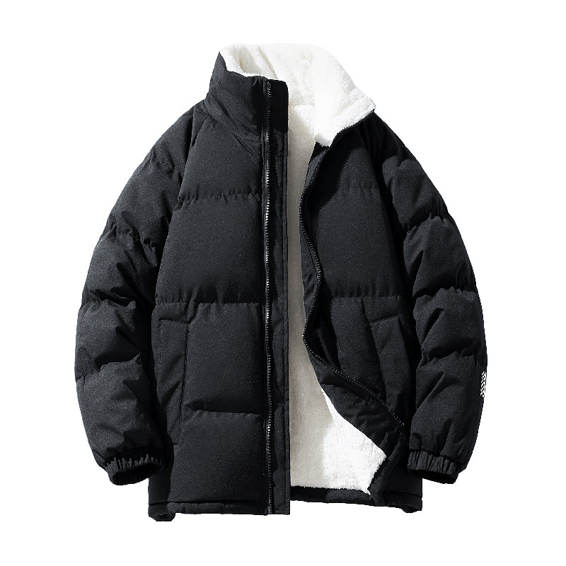 冬天羊羔绒面包服加厚棉衣男同款立领棉服保暖外套大棉袄M111-P70,男装棉衣,星座610（原A335）