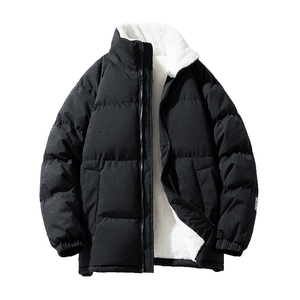冬天羊羔绒面包服加厚棉衣男同款立领棉服保暖外套大棉袄M111-P70图片