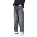 直筒牛仔裤男2026春季新款美式复古潮牌休闲水洗长裤子K6623-P52，男装牛仔裤，星座610（原A335）