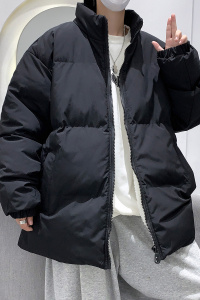 棉衣男潮流港风棉袄羽绒棉服2022年冬季加肥加大加厚外套MY03图片