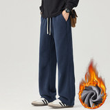 2025冬季新款斜纹针织休闲裤男士垂感潮流直筒长裤子JR806-P48，男装休闲裤，星座610（原A335）