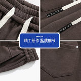 休闲长裤子男士春季2026新款美式阔腿宽松直筒卫裤Q29177-P45，男装休闲裤，星座610（原A335）