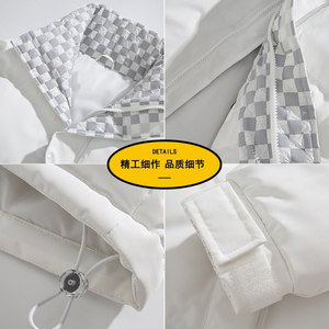 三防面料 面包服棉服款冬天加厚保暖棉新款棉袄子外套男M666-P75图片