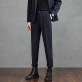 春季裤子男轻熟风轻奢男装直筒垂感高级毛呢小西裤CY86-P48,男装西裤,星座610(原A335), 春季裤子男轻熟风轻奢男装直筒垂感高级毛呢小西裤CY86-P48,男装西裤,星座610(原A335),