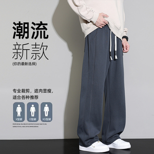 休闲裤男生运动裤宽松卫裤秋季2025新款潮流时尚长裤Z6901-P38图片