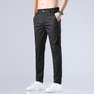 夏季新款西裤男韩版潮流弹力修身显瘦休闲男士直筒裤子K2330-P45图片
