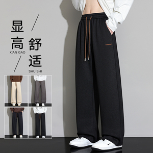 2025新款休闲裤男士秋潮流宽松直筒运动卫裤阔腿长裤Z6913-P40