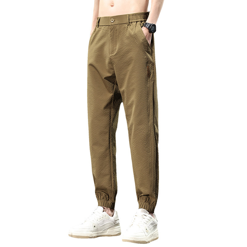 韩版休闲裤子男夏季薄款时尚百搭舒适透气宽松束脚运动裤K781-P45,男装休闲裤,星座610（原A335）