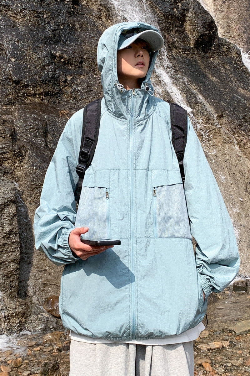 户外防晒衣男女透气防紫外线皮肤衣轻薄防晒服时尚外套FS067-P60,男装防晒衣,星座610（原A335）