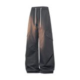 春季青少年阔腿工装裤子学生男装直筒休闲长裤Q29172-特P35，男装工装外套，星座610（原A335）