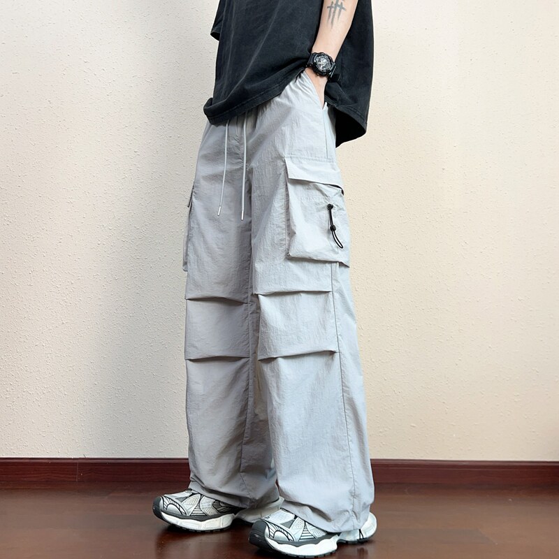 青少年直筒休闲裤子男夏季薄款美式潮流宽松速干工装裤K2701-P40,男装休闲裤,星座610（原A335）