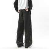 青少年弯刀阔腿裤男士春夏新款时尚潮牌高街百搭休闲裤K9960-P48，男装休闲裤，电商A335