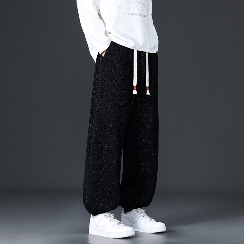 束脚裤男士春季2026新款运动卫裤宽松休闲长裤Q29150-特P35，男装休闲裤，星座610（原A335）