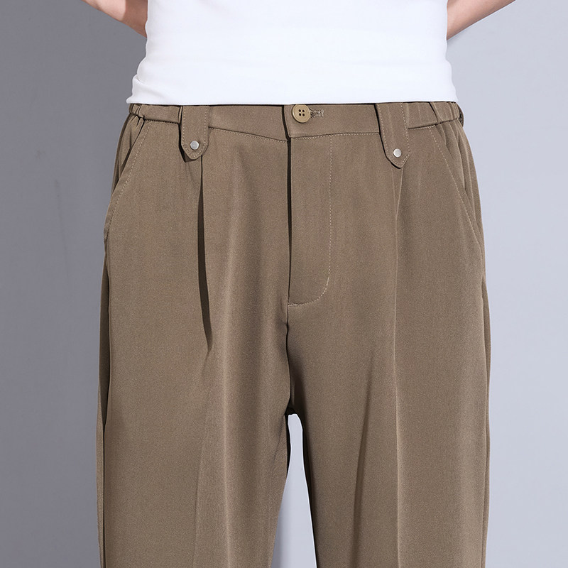 宽松垂顺免烫抗皱2025春夏西服裤抗皱冰丝凉感垂顺感男K2501-P45,男装西裤,星座610（原A335）