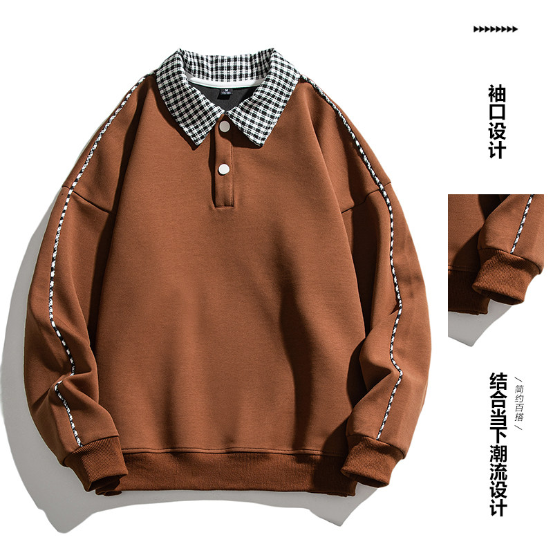 得物高品质卫衣男秋季潮牌宽松外套设计感小众韩版上衣WY338图片