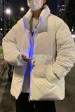 冬季新款韩版潮流帅气棉衣男加厚亮面棉服港风宽松外套MY006，男装棉衣，星座610（原A335）