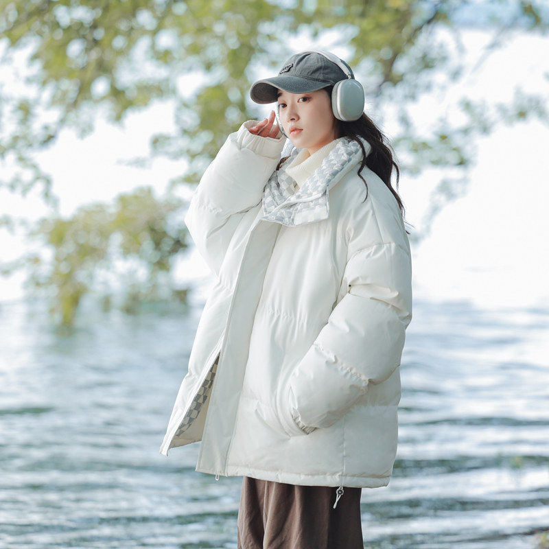 三防面料男冬季韩版宽松立领加厚防寒面包服棉袄休闲外套M666-P75，女装短外套，星座610（原A335）