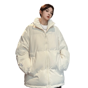 男女同款加绒加厚外层抗寒内层聚热防风防水立领棉服棉袄M111-P70图片