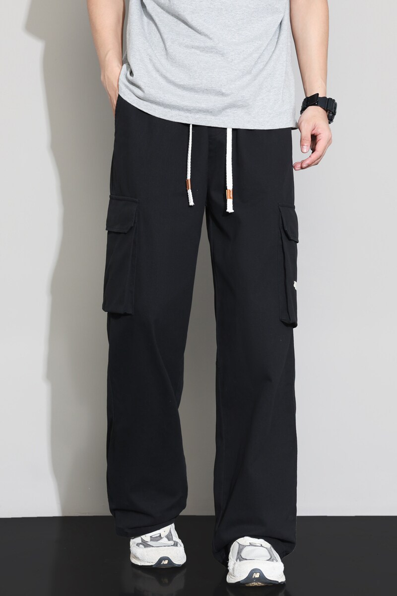 青少年纯棉休闲裤男士春夏季时尚百搭垂坠感直筒裤K2711-P52,男装休闲裤,星座610（原A335）