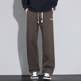 莱赛尔休闲裤男款秋季新款宽松直筒阔腿男裤子K3501-特P40，男装休闲裤，星座610（原A335）