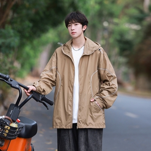 UPF50+户外防晒衣男士夏季冰丝薄款时尚百搭钓鱼防晒服FS113-P48图片