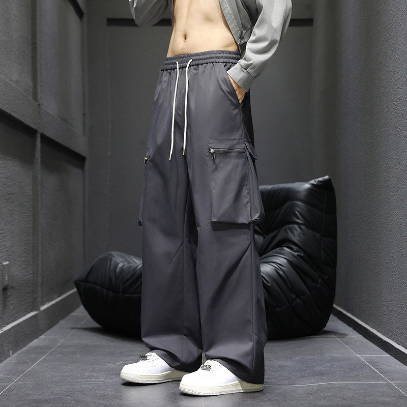 工装裤男2026春季宽松直筒阔腿休闲长裤Q29176-特P38，男装工装外套，星座610（原A335）