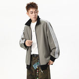 2026春季新款翻领男士长袖运动时尚潮流开衫外套Q5567-P50，女装短外套，星座610（原A335）