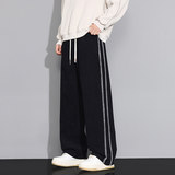 2026春季美式复古休闲卫裤男宽松直筒抽绳阔腿长裤Q29171-特P42，男装休闲裤，星座610（原A335）