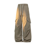 男春季2026新款美式宽松直筒阔腿长裤男士褶皱伞兵裤Q29172-特P35，男装休闲裤，星座610（原A335）