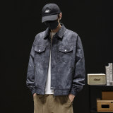 2025秋季新款美式街头时尚外套男潮牌宽松休闲夹克衫Q5556-P78，男装夹克，星座610（原A335）