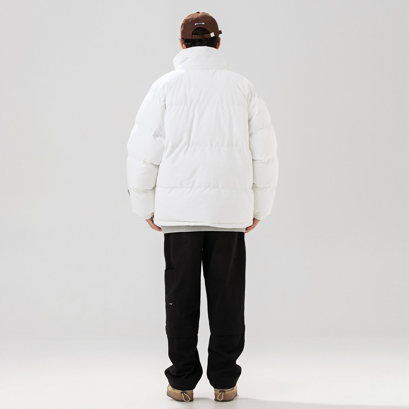 三防棉服冬季新款男士纯色羊羔绒保暖防寒立领棉衣外套M111-P70,男装棉衣,星座610（原A335）
