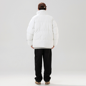 三防棉服冬季新款男士纯色羊羔绒保暖防寒立领棉衣外套M111-P70图片