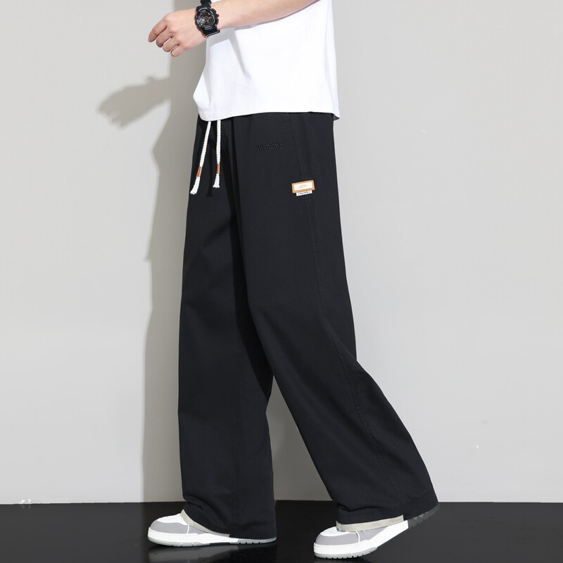男士纯棉直筒休闲裤春夏新款宽松百搭薄款舒适运动裤K2712-P50,男装休闲裤,星座610（原A335）