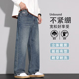 高端牛仔裤男2026春季新款秋男士宽松直筒男生裤K6669-P55，男装牛仔裤，星座610（原A335）