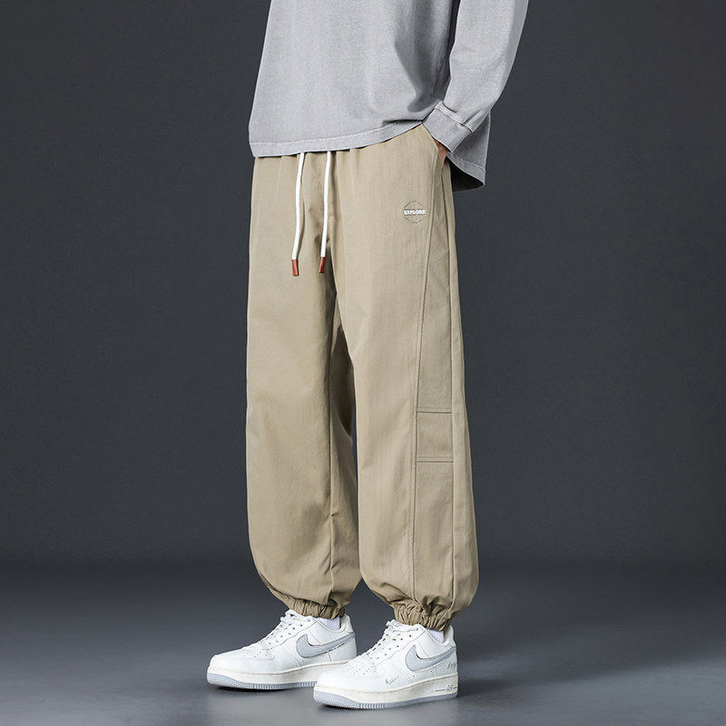 弯刀裤子男款2026新款春季直筒休闲裤阔腿百搭运动裤Q29173-特P30，女装休闲裤，星座610（原A335）