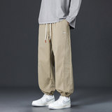 弯刀裤子男款2026新款春季直筒休闲裤阔腿百搭运动裤Q29173-特P30，女装休闲裤，星座610（原A335）