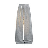 垂坠感阔腿裤子男秋季潮牌高级感长裤宽松直筒休闲裤Q29139-特P35，男装休闲裤，星座610（原A335）